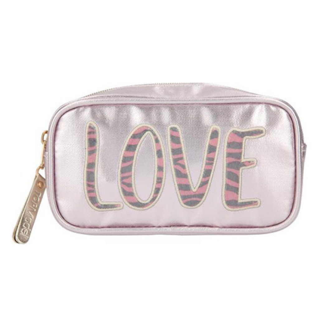 Top Model Kozmetická taška - LOVE, ružová
