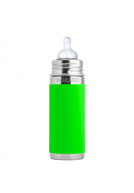 Dojčenská TERMO fľaša 260ml (zelená) Pura