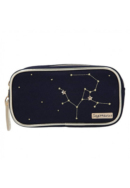 Kozmetická taška - modrá v znamení Sagittarius (Strelec)