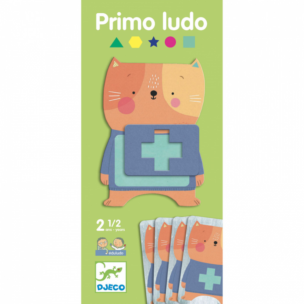 DJECO Eduludo: Primo Ludo Tvary- rozpoznávanie tvarov