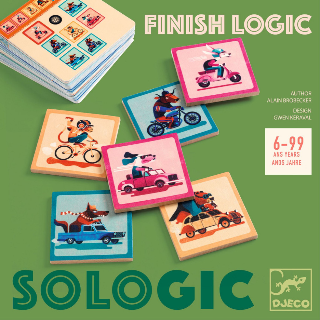 DJECO Sologic: Finish logic (V cieli)-stolová hra