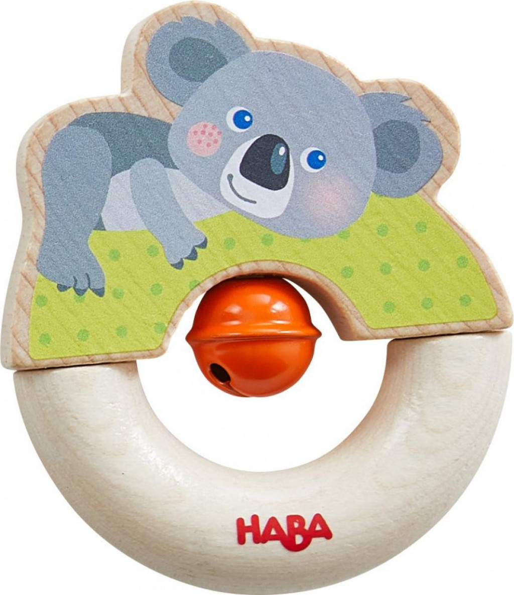 Haba Drevená hrkálka s rolničkou Koala