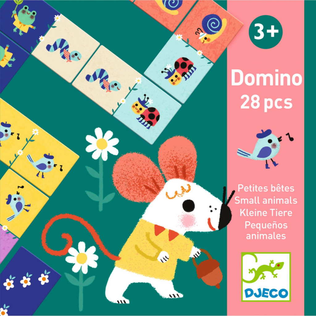 DJECO Domino: Malé zvieratká (28 ks)