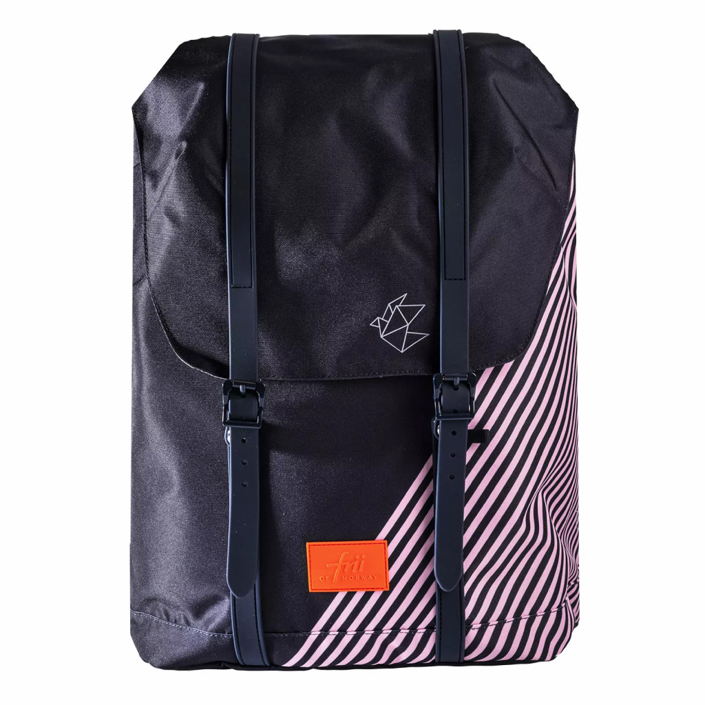 Frii of Norway Ergonomický školský batoh 30L Pink Stripe