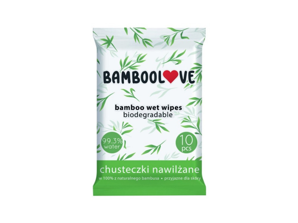 Bamboolove Vlhčené obrúsky bambus 10 ks