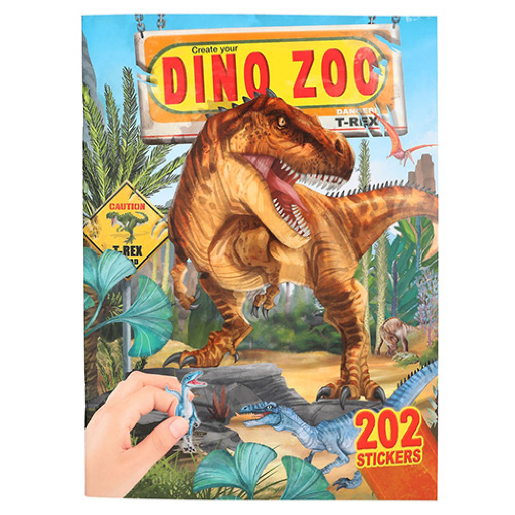 Dino World Create Your Dino Zoo, 202 samolepiek