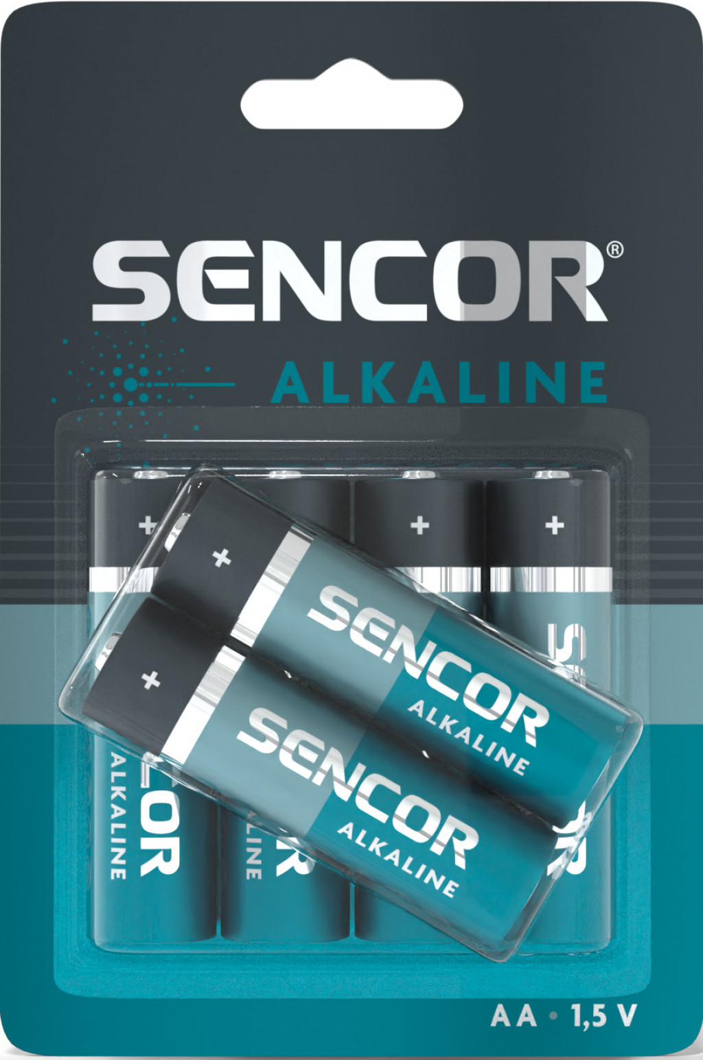 Sencor Alkalické batérie AA 6 ks