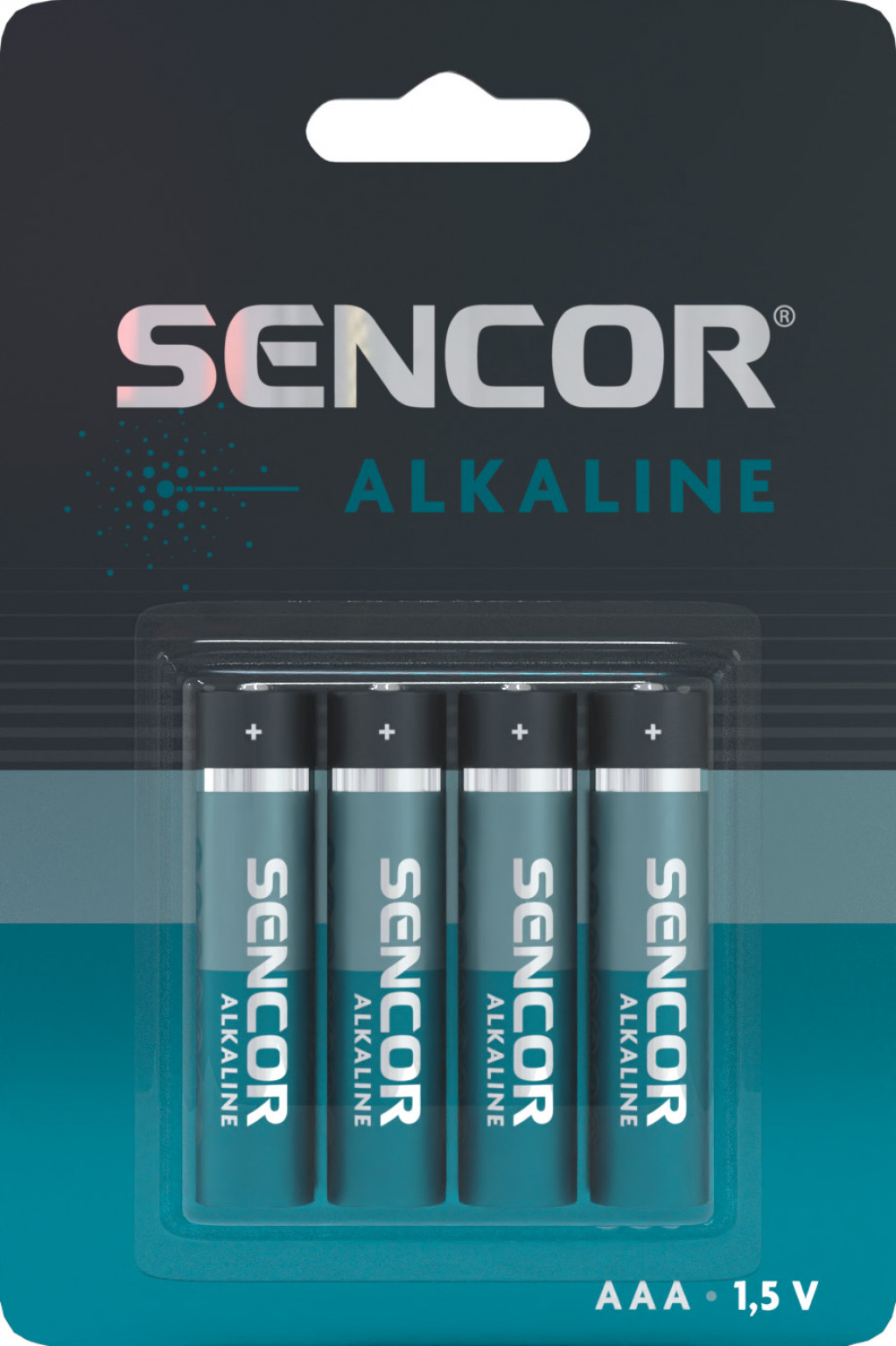 Sencor Alkalické batérie AAA 4 ks