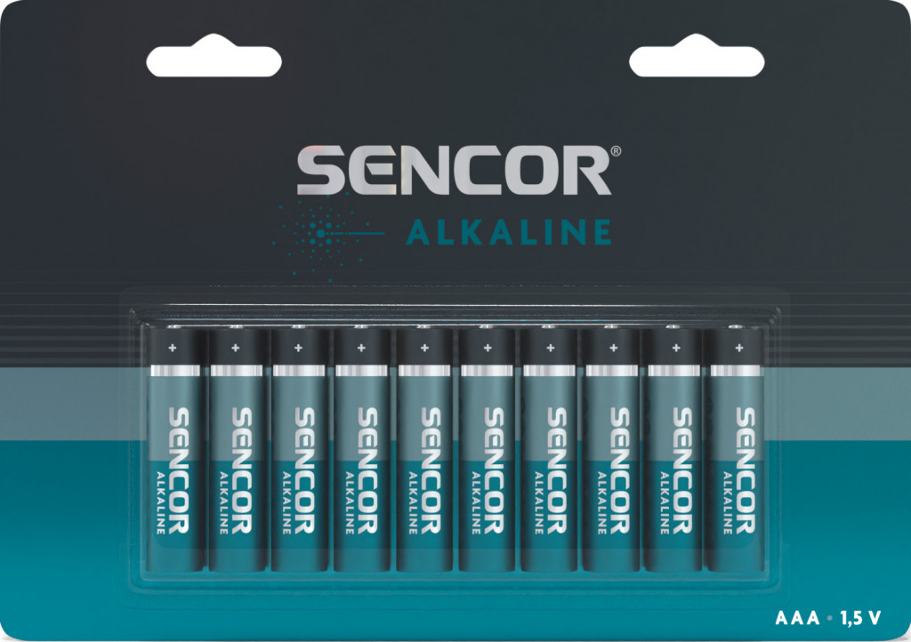 Sencor Alkalické batérie AAA 10 ks