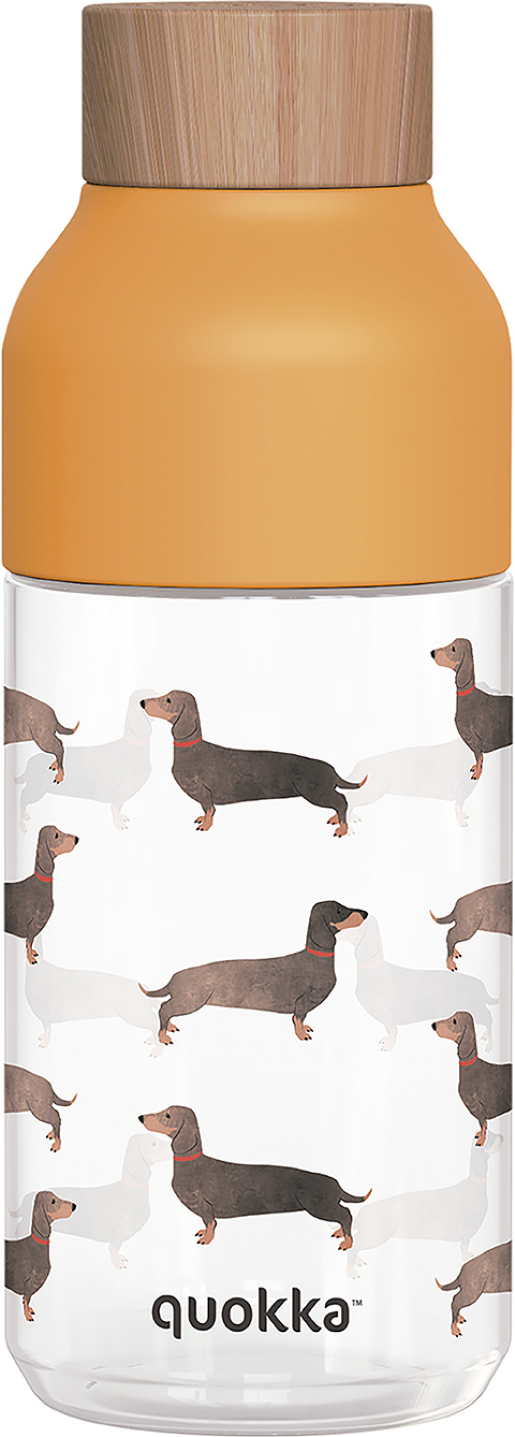 Quokka Plastová fľaša Ice Dachshund 570 ml