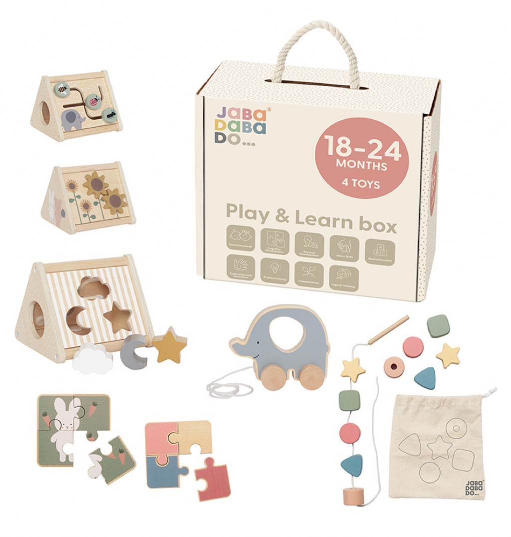 JaBaDaBaDo Play and Learn box 18-24m