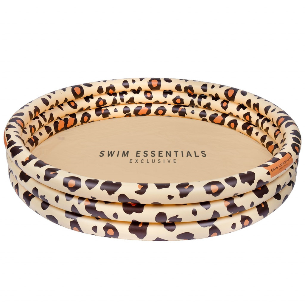 Swim Essentials Nafukovací bazén pre deti Leopard béžový 150 cm