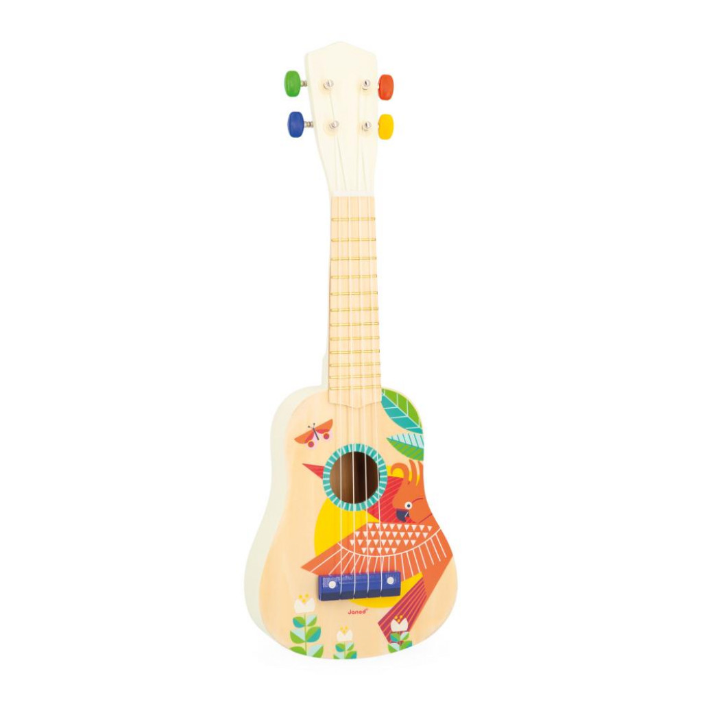 Janod Gioia Drevený hudobný nástroj pre deti Ukulele