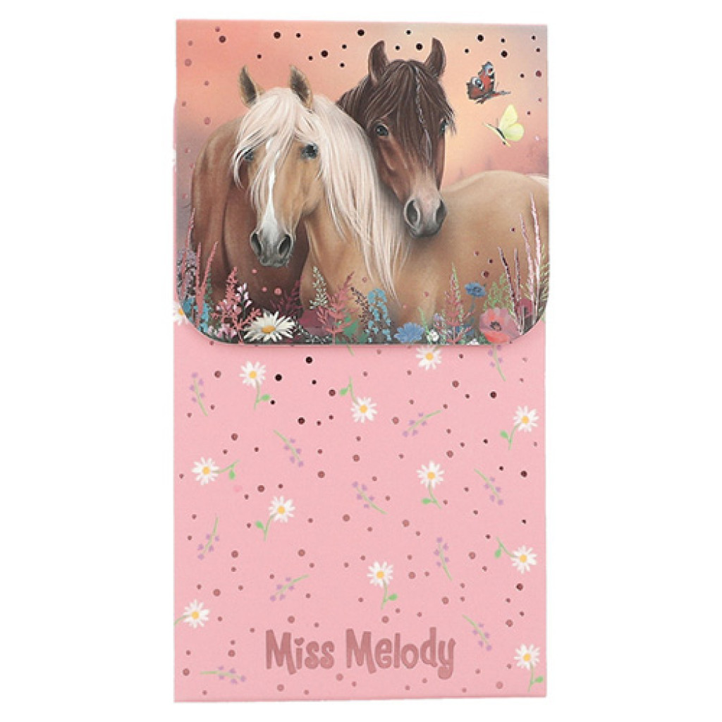 Miss Melody ASST | Zavírací bloček na magnet Miss Melody, Béžový