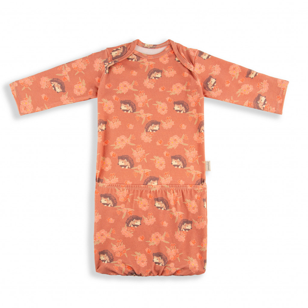 Sleepee Body Klokanček - prvné oblečenie (0-2) Vintage Animals Amaranth