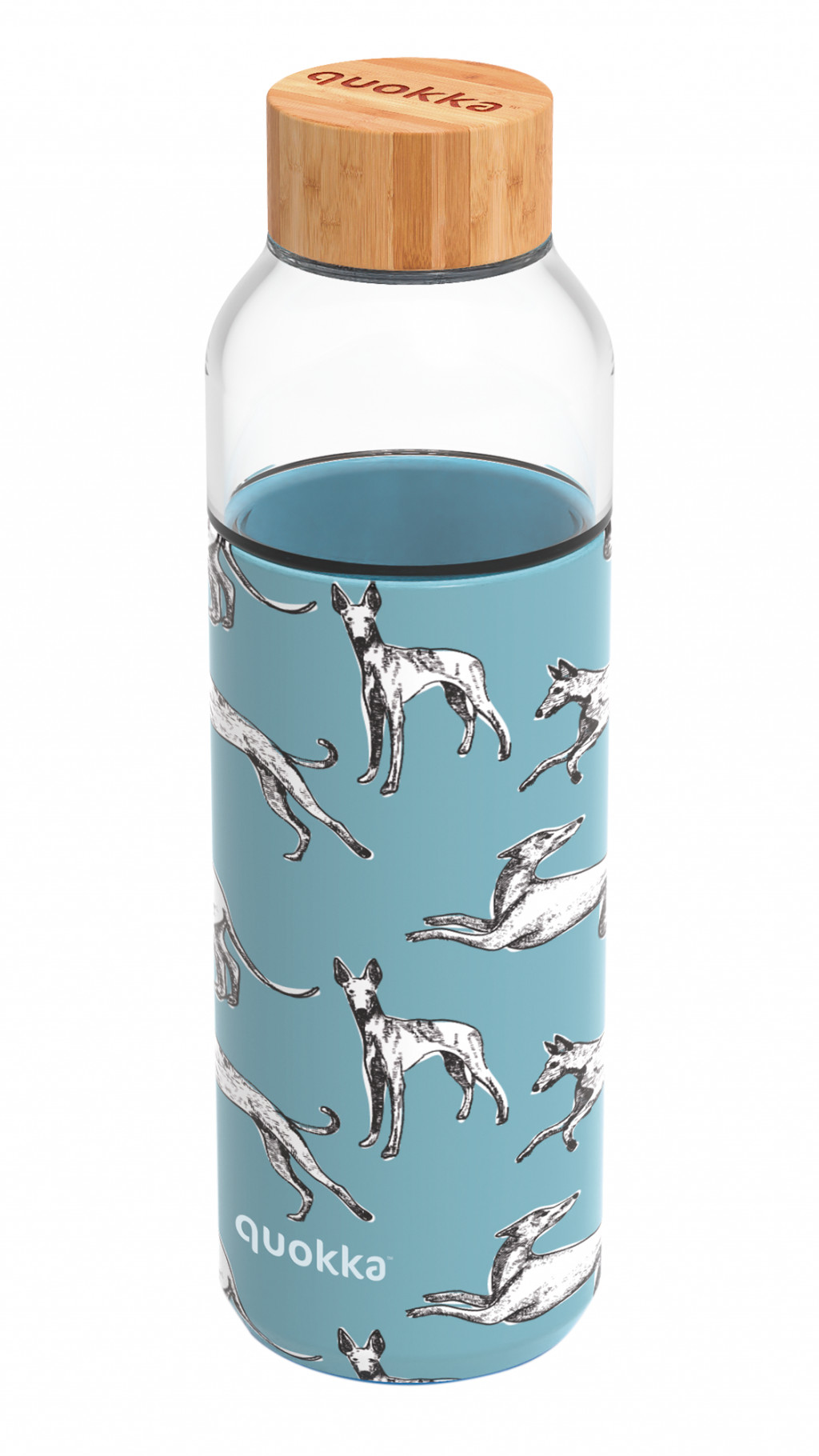 Quokka Sklenená fľaša Flow Greyhounds 660 ml