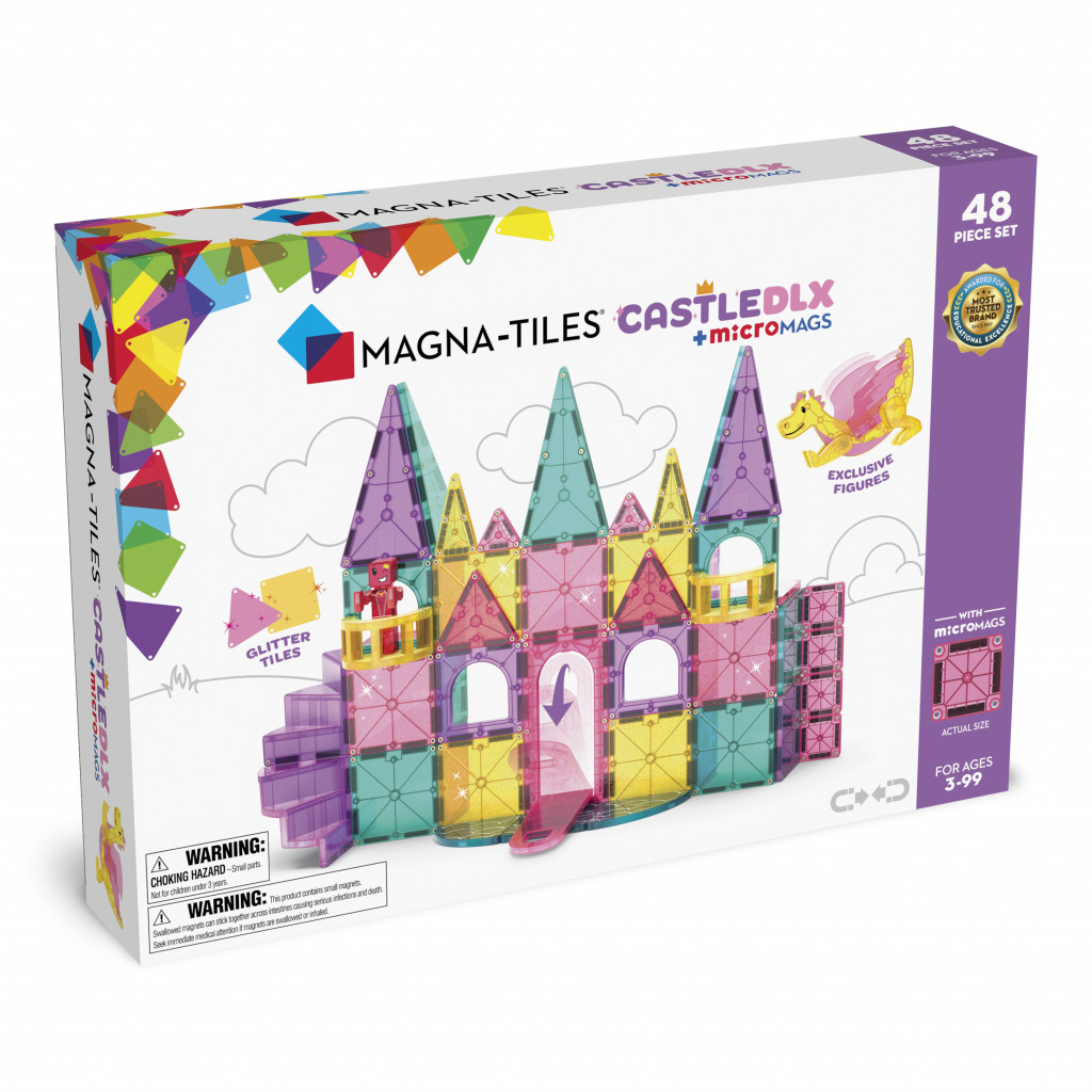 Magna-Tiles Magnetická stavebnica Castle DLX 48 dielov