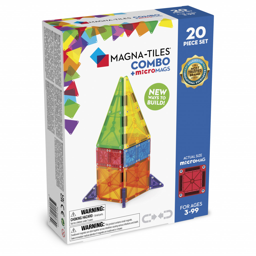 Magna-Tiles Magnetická stavebnica Combo 20 dielov