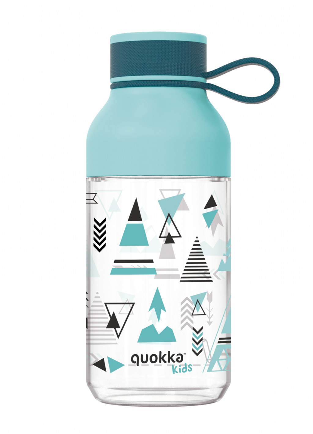 Quokka Plastová fľaša Ice Kids s pútkom Indian 430 ml