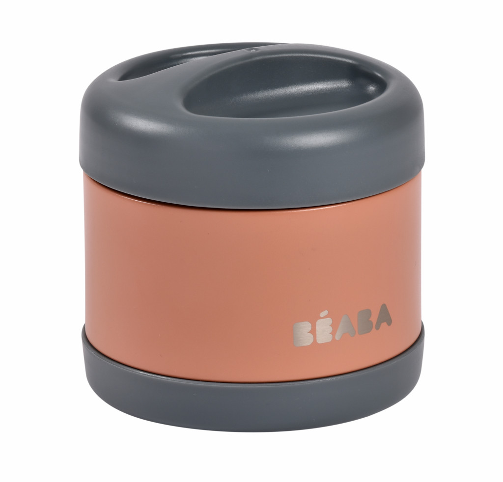 Beaba Termoska na jedlo 500ml Mineral Grey / Terracotta