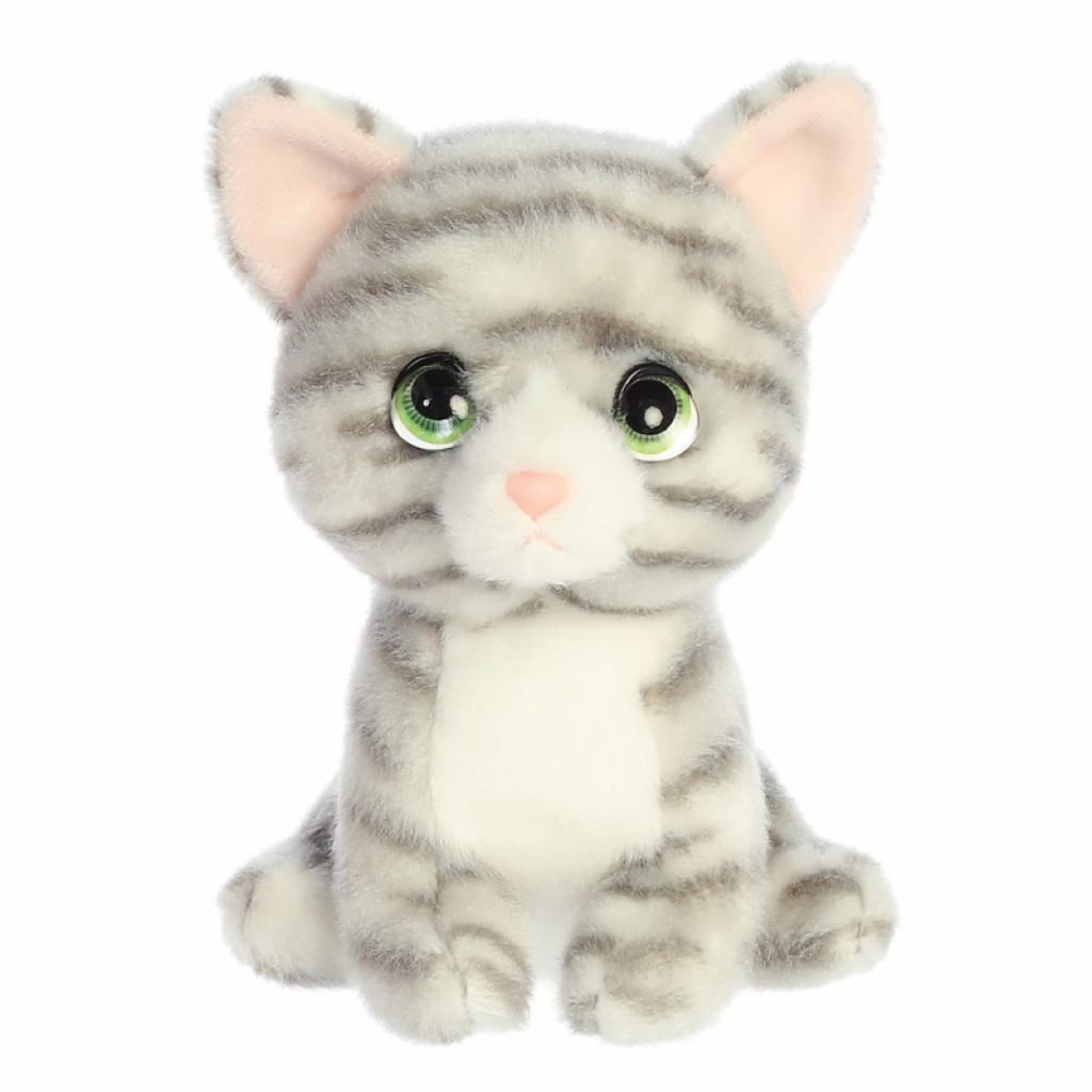 Aurora Plyšová tabby mačička Misty - Petites - 17,5 cm