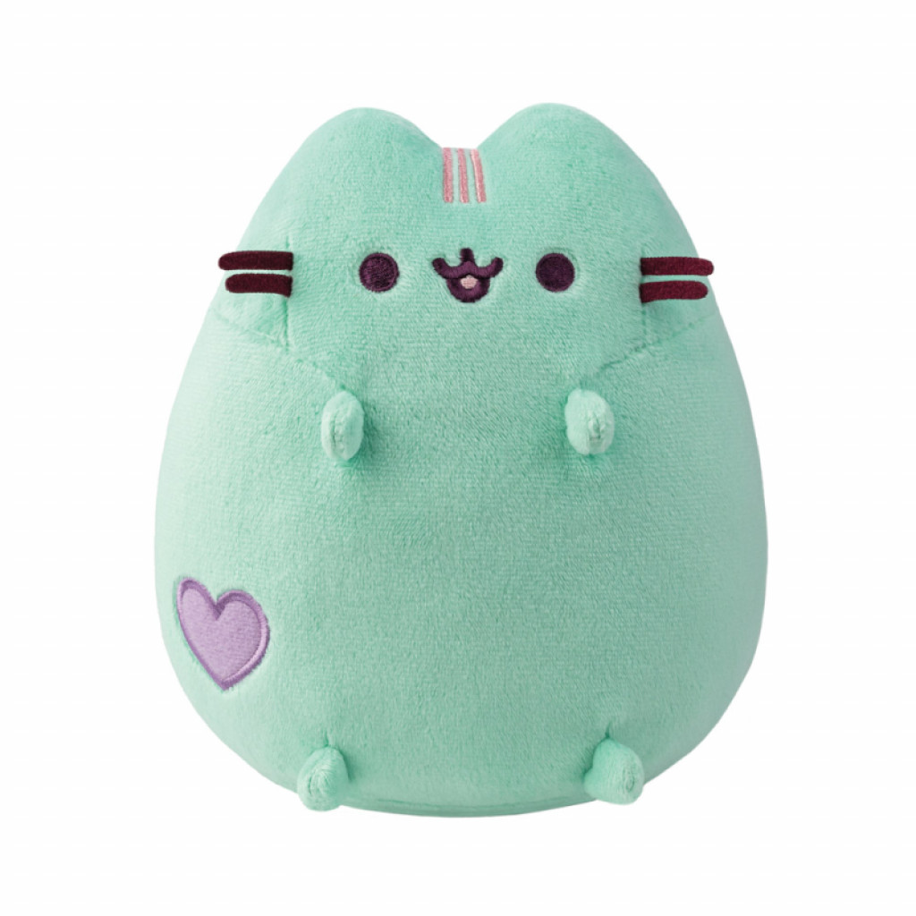 Aurora Plyšová Pusheen mentolová so srdiečkom - Pusheen - 17,5 cm