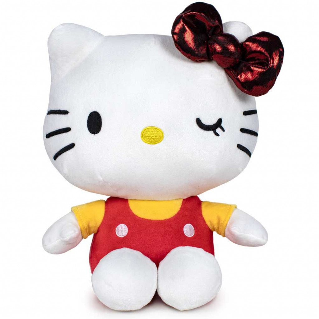 Aurora Plyšová mačička červená - Hello Kitty - 22 cm