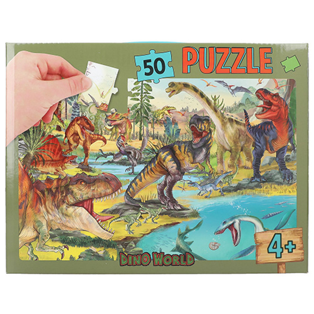 Dino World Puzzle pro děti Dino World, 50 dílků, věk 4+