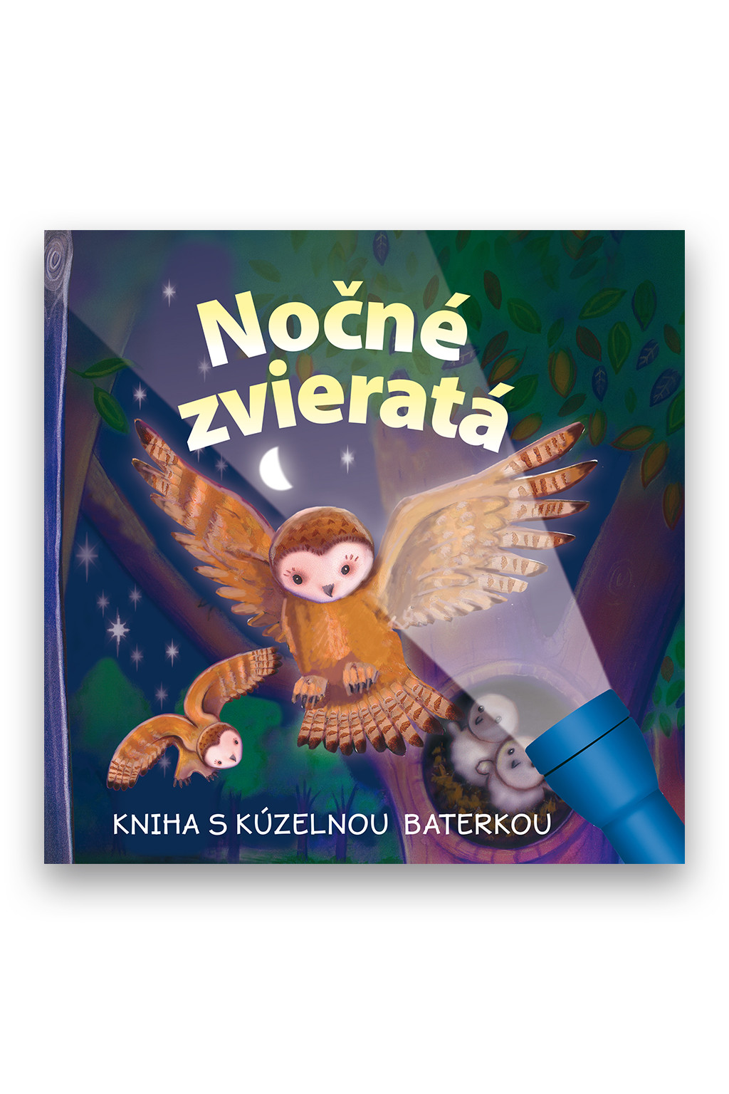 Svojtka Nočné zvieratá - Kniha s kúzelnou baterkou