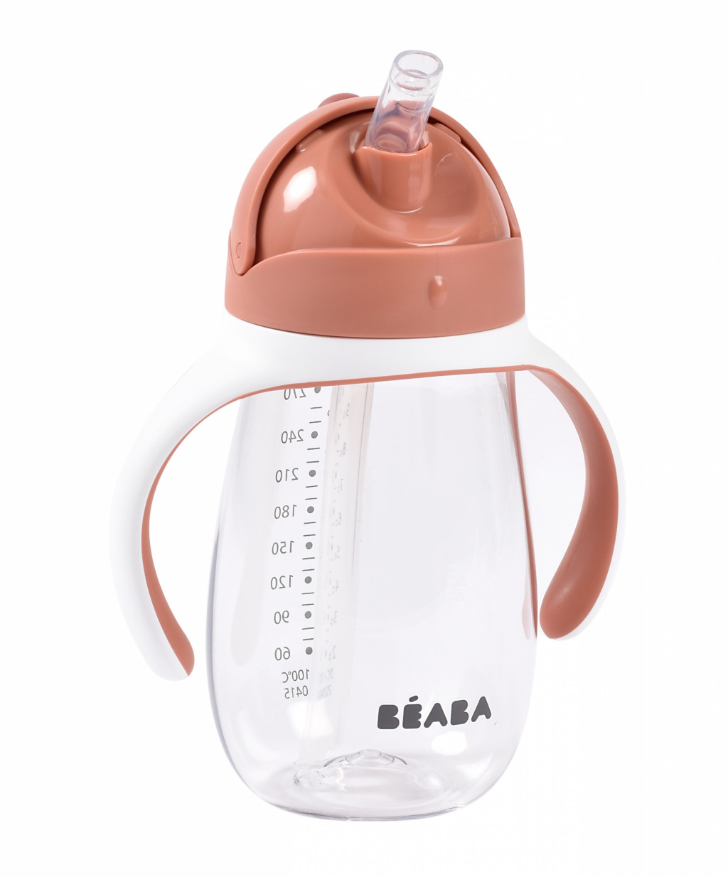 Beaba Hrnček so slamkou 300ml Terracotta