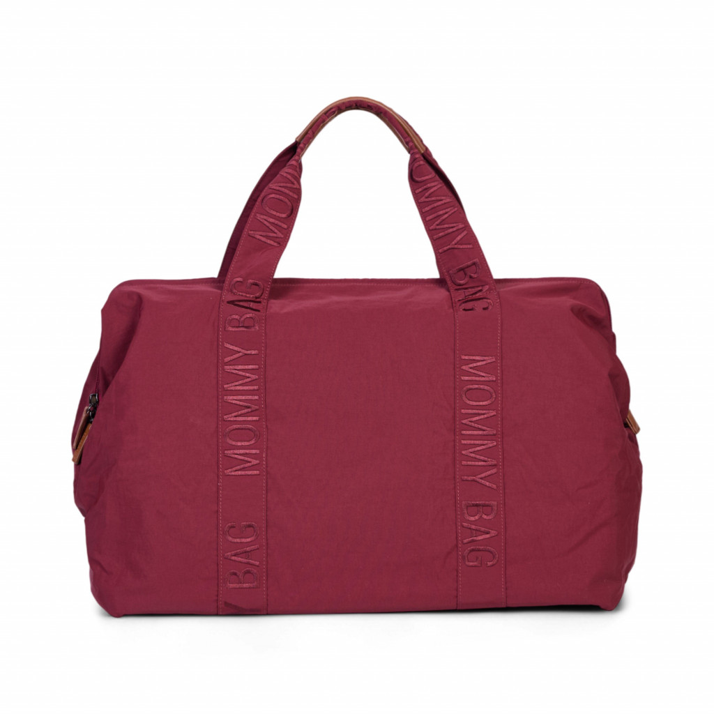 Childhome Prebaľovacia taška Mommy Bag Signature Urban Burgundy