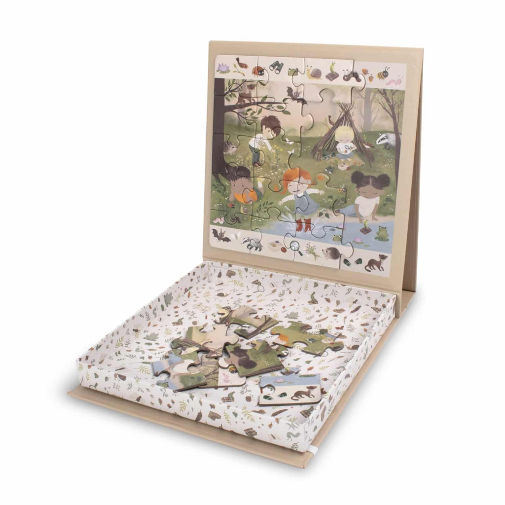 Filibabba Magnetické puzzle - enchanted forest