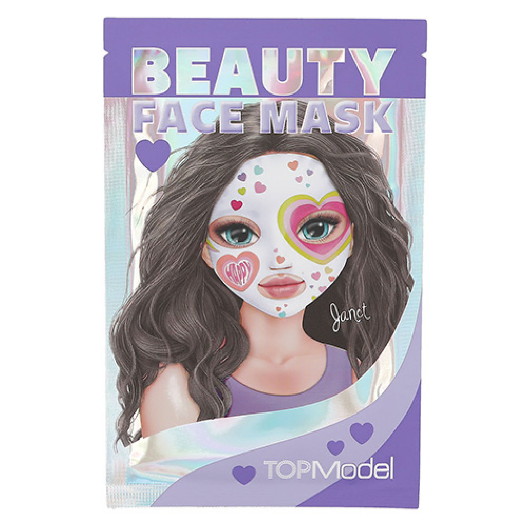 Top Model ASST | Beauty Face Mask - Top Model, Janet - fialová