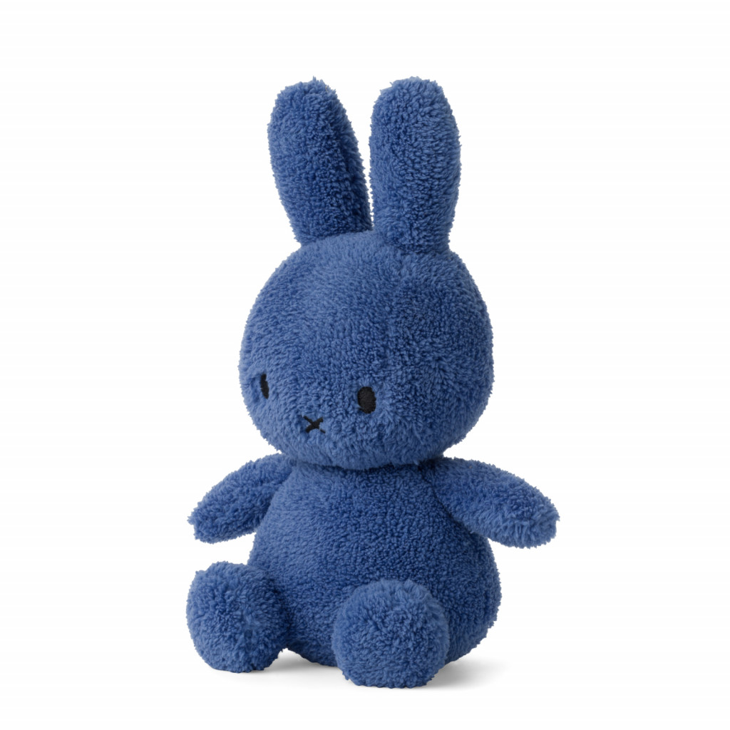 Aurora Plyšový zajačik tmavomodrý froté - Miffy - 23 cm