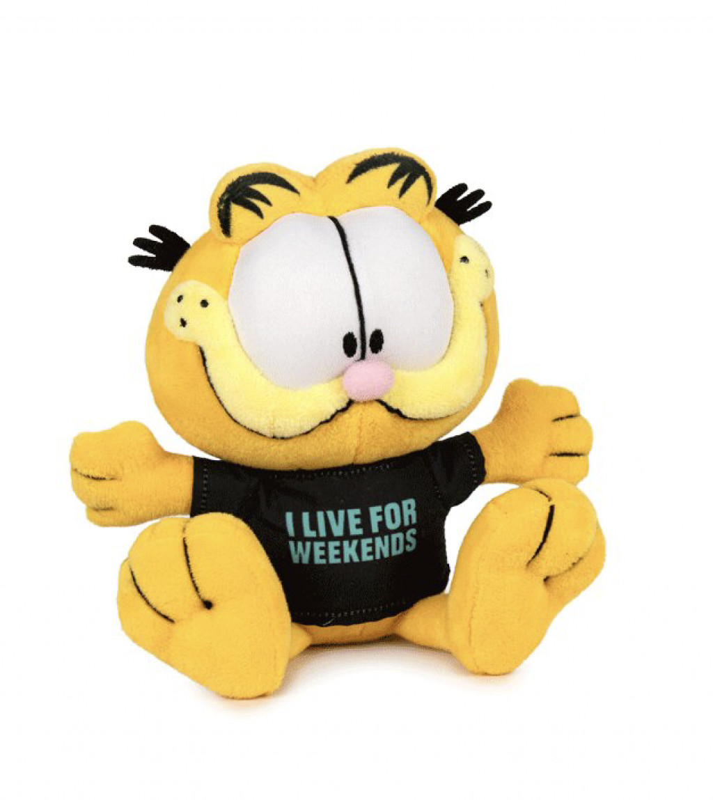 Aurora Plyšový Garfield - I Live for Weekends - Garfield - 20 cm