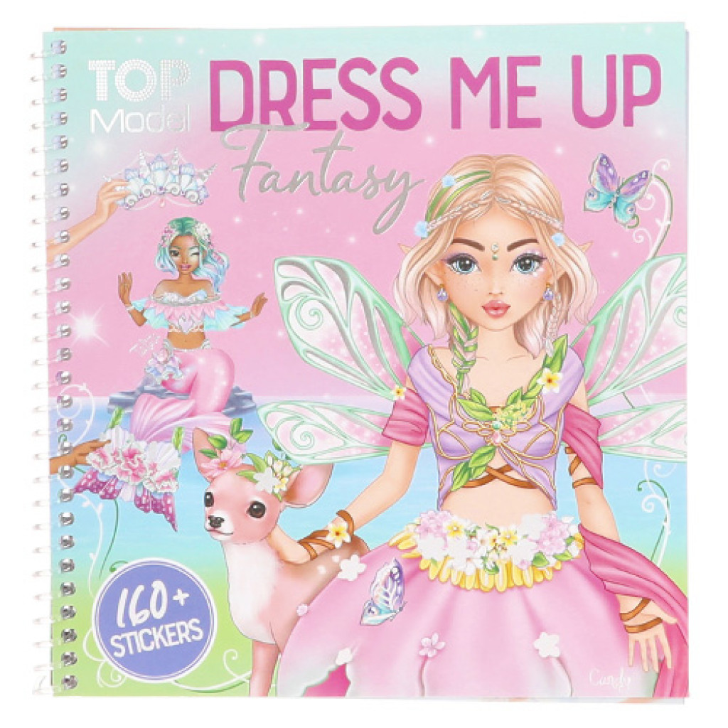 Top Model Blok DRESS ME UP Fantasy Top Model, 160 samolepek