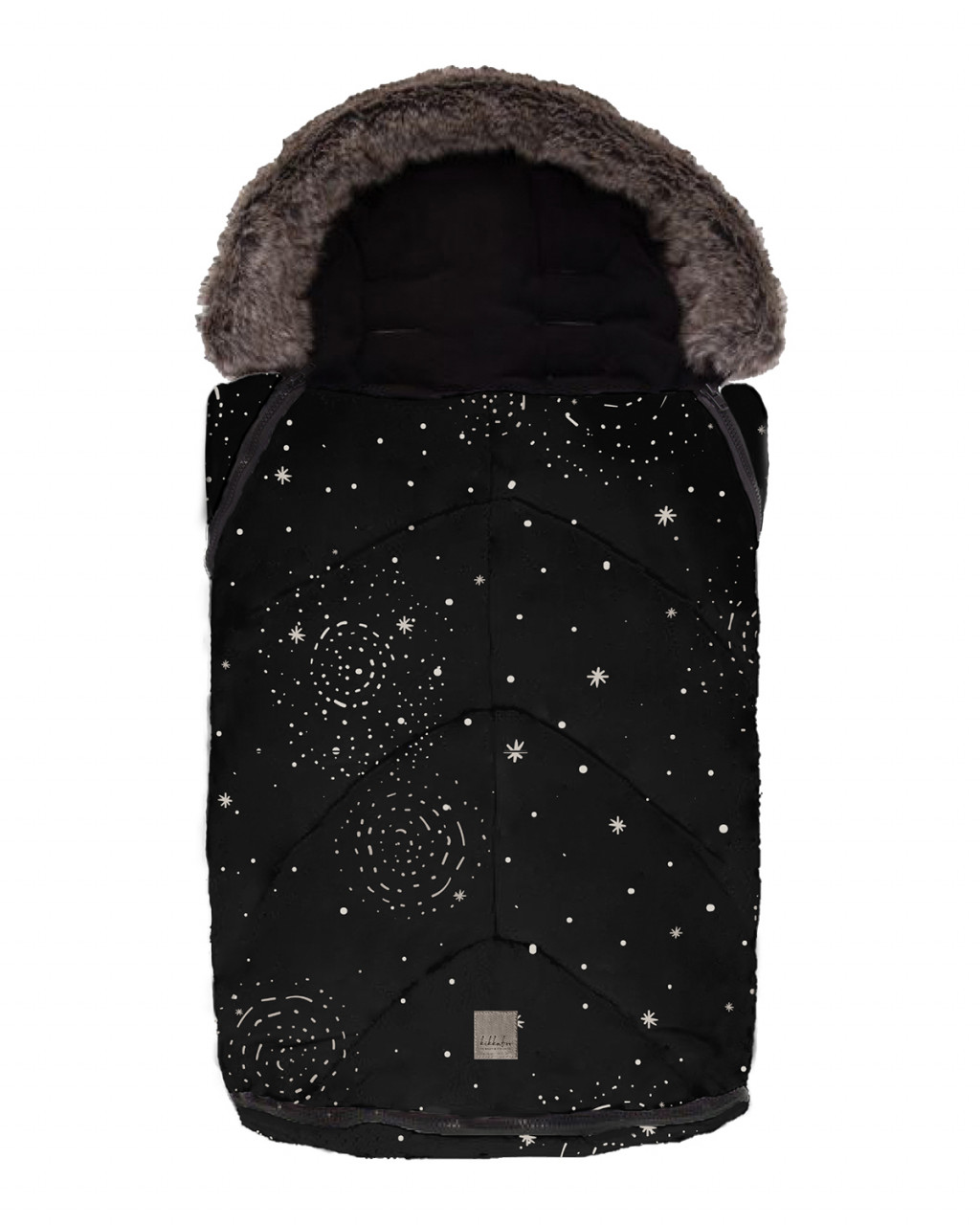 KikkaBoo Fusak zimný Trendy Galaxy Black