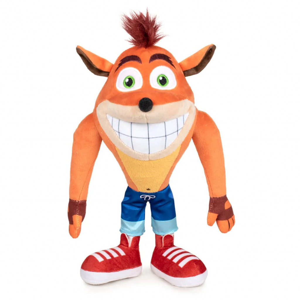 Aurora Plyšový Crash s vycerenými zubami - Crash Bandicoot - 30 cm