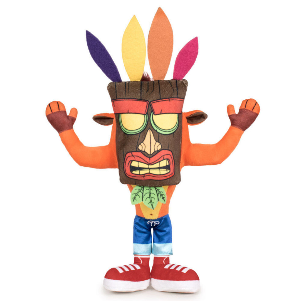 Aurora Plyšový Crash v maske - Crash Bandicoot - 32 cm