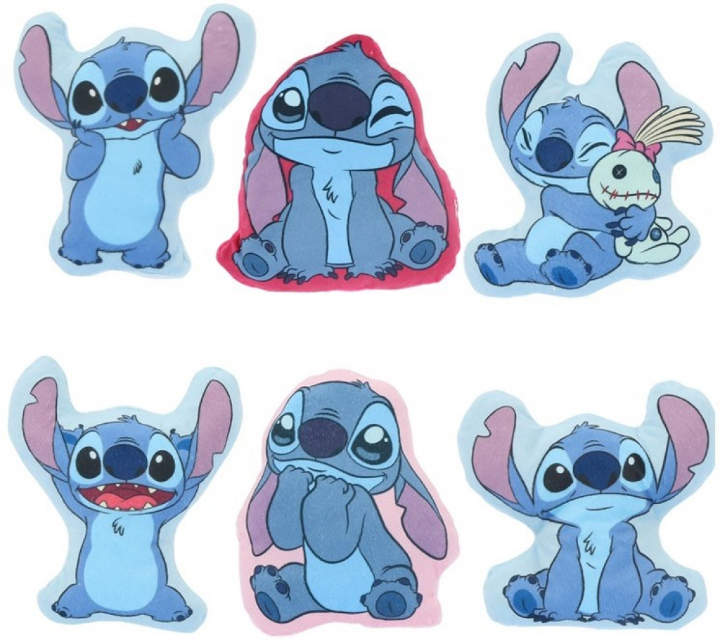 Aurora Plyšový mini vankúšik - náhodný výber - Lilo a Stitch - 15 cm