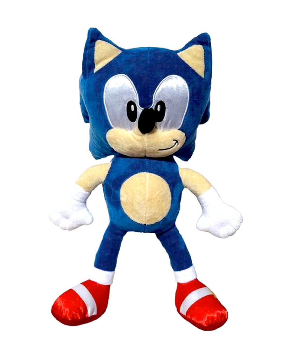 Aurora Plyšový Sonic s pútkom - Sonic the Hedgehog - 40 cm