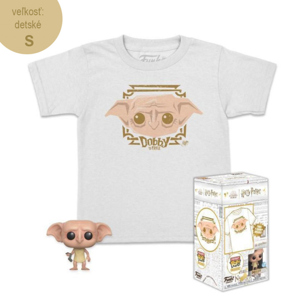 Aurora Vinylová figúrka Funko POP + tričko veľkosti S - Dobby - Harry Potter