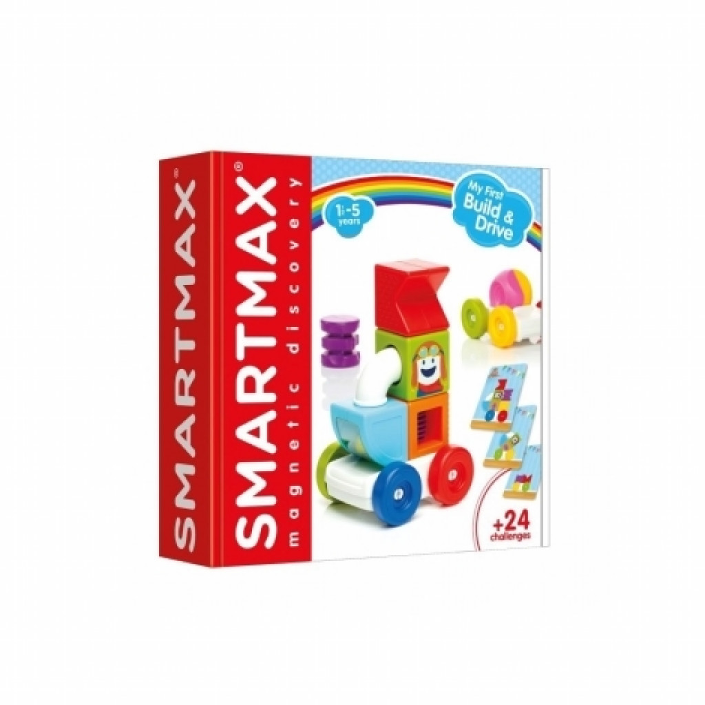 SmartMax  Moja prvá magnetická stavebnica s autom 2v1