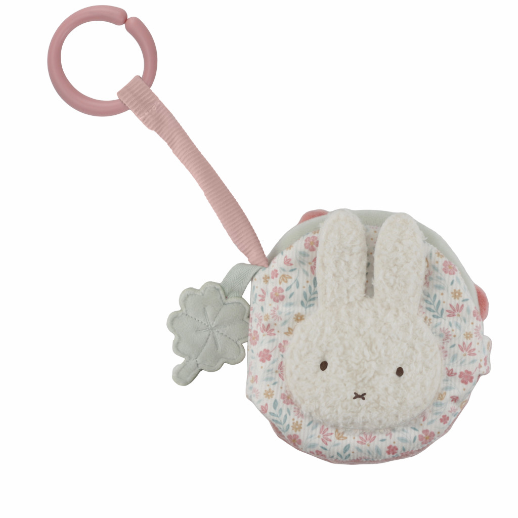 Little Dutch Závesná textilná knižka králiček Miffy Lucky Blossom