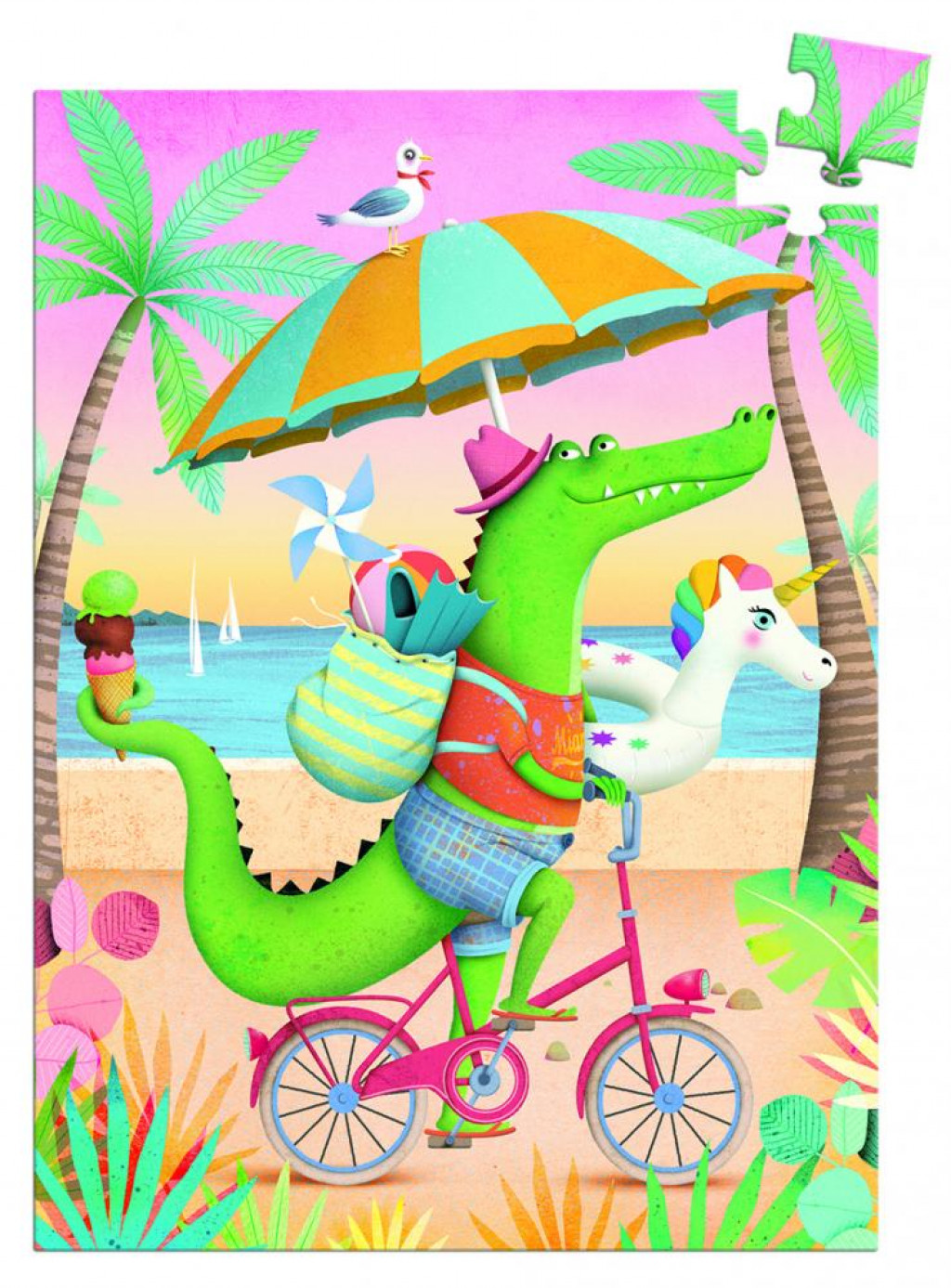 DJECO Mini puzzle – Croco beach