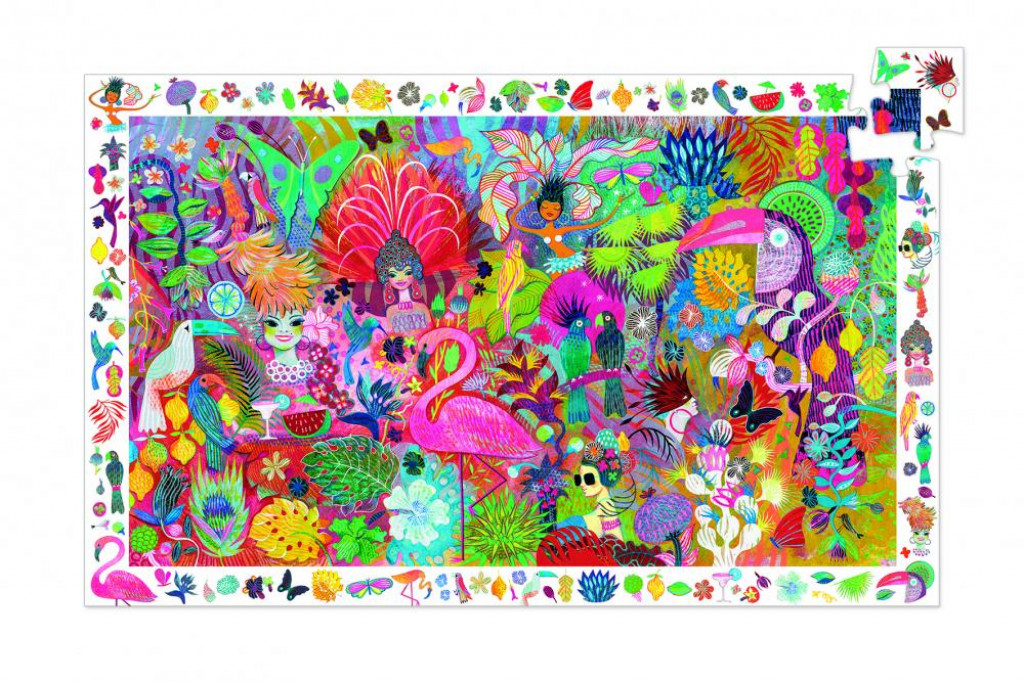 DJECO Objavovacie puzzle – Karneval v Riu