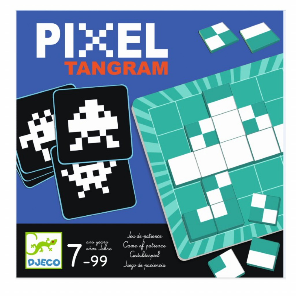 DJECO Spoločenská hra Pixel Tangram