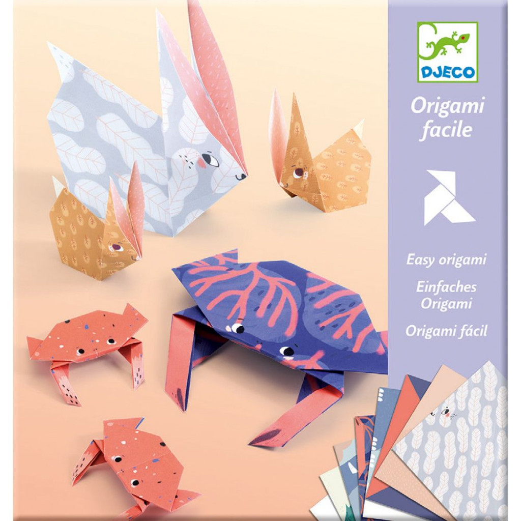 DJECO Origami: Zvieracie rodinky