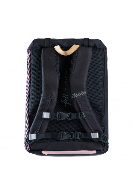 Ergonomický školský batoh 30L Pink Stripe