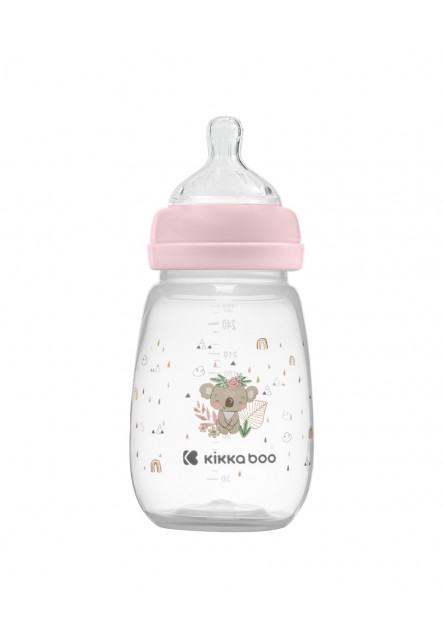 Dojčenská fľaša 260ml 3m+ Savanna Pink